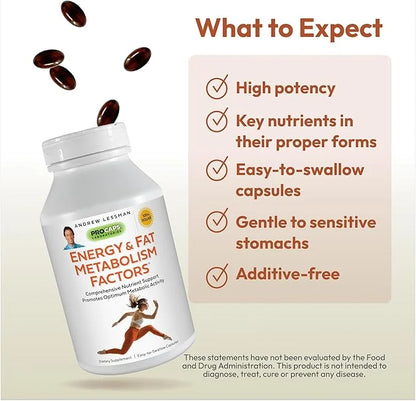 ANDREW LESSMAN Energy & Fat Metabolism 360 Capsules