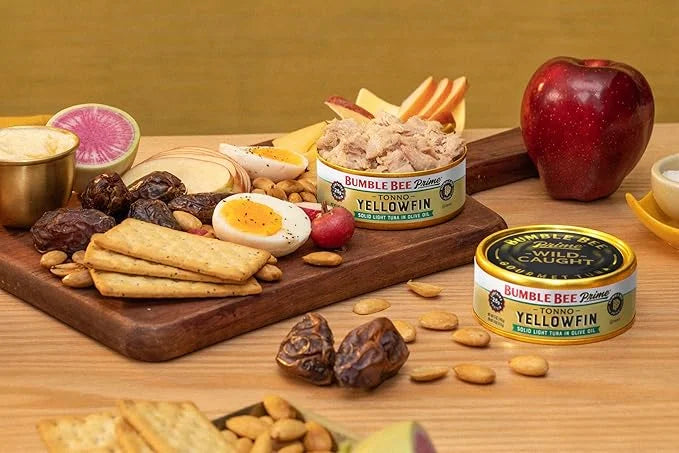 Bumble Bee Prime Tonno Tuna In Olive Oil, 5 oz Can (Pack of 3) - Premium Wild Caught Yellowfin Ahi Tuna - 28g Protein Per ...