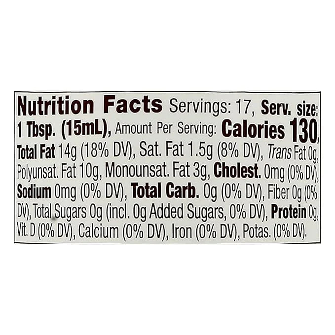 La Tourangelle, Organic Flaxseed Oil, Essential Omega-3 to Improve Heart Health, Vegan, Non-GMO, Gluten-Free, Kosher, Cast...