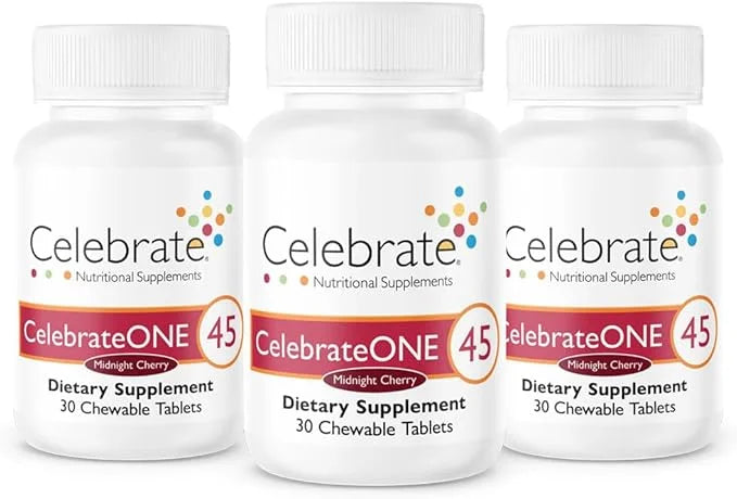 Celebrate Vitamins CelebrateONE 45 Chewables, 45mg Iron (90 Tablets)