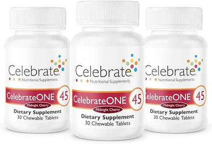 Celebrate Vitamins CelebrateONE 45 Chewables, 45mg Iron (90 Tablets)