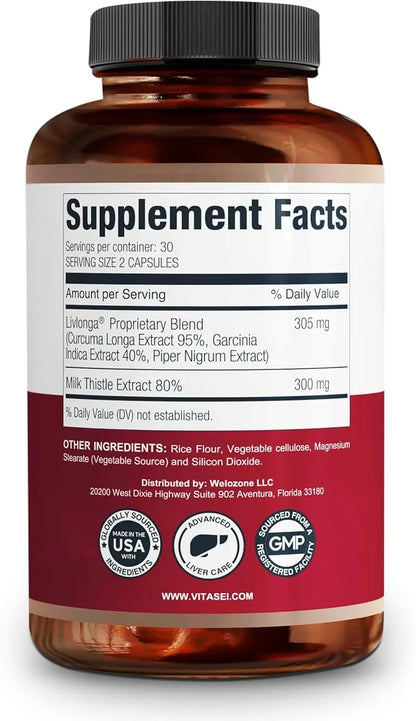 Liver Cleanse Detox & Repair, Liver C3, Support 60 Capsules