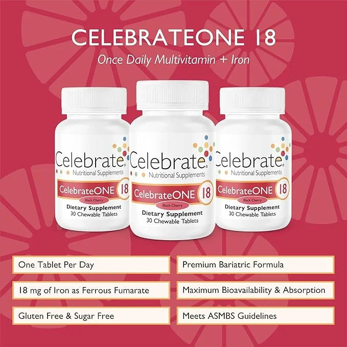 Celebrate Vitamins CelebrateONE 18 Chewables, 18mg Iron (90 Tablets)