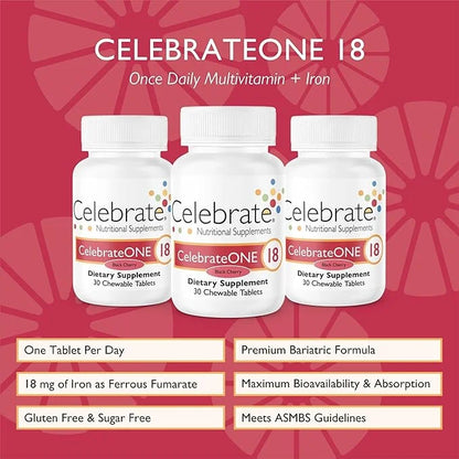 Celebrate Vitamins CelebrateONE 18 Chewables, 18mg Iron (90 Tablets)
