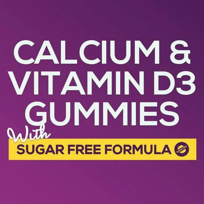 Sugar Free Calcium Gummy Bites Plus 400 IU D3, Bone 120 Gummies