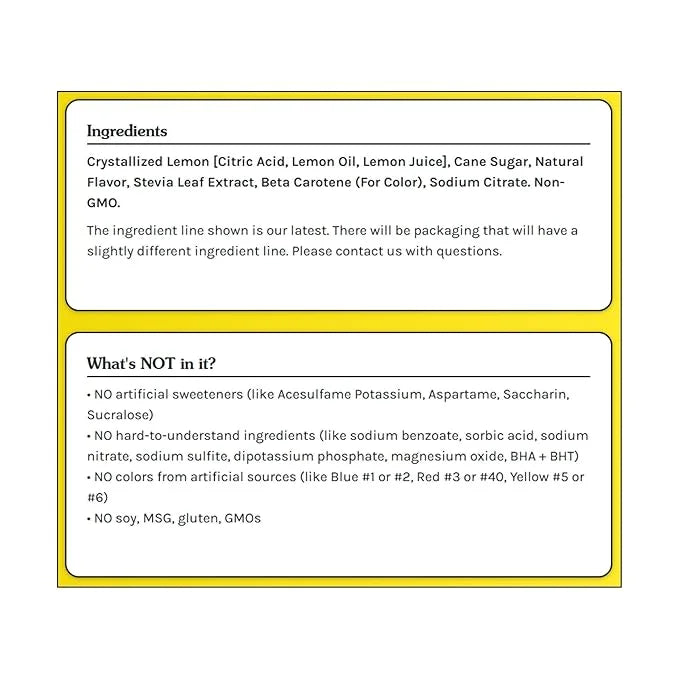 TRUE LEMON Original Lemonade Drink Mix| Made from Real Lemon | No Preservatives, No Artificial Sweeteners, Gluten Free | W...