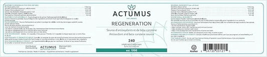 Regeneration - Antioxidant and Beta-Carotene Source 240 Vegicaps