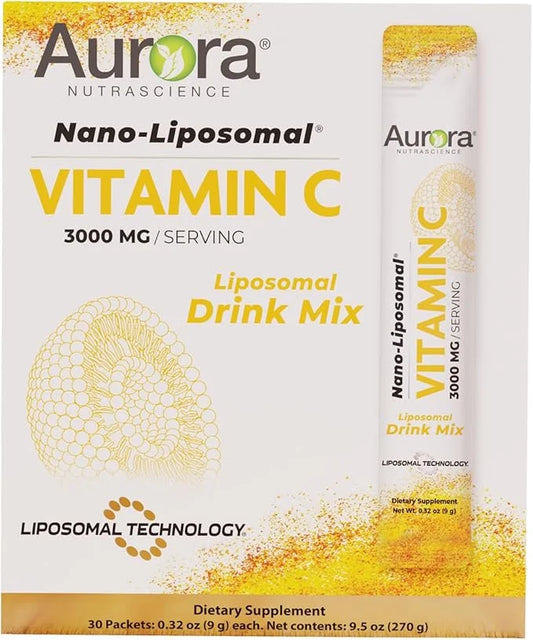 Aurora Nutrascience, Nano-Liposomal Vitamin C, Vitamin 3,000 mg