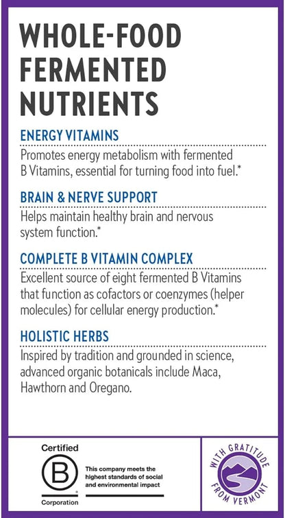 New Chapter Vitamin B Complex – B12 + B6 + 30 ct
