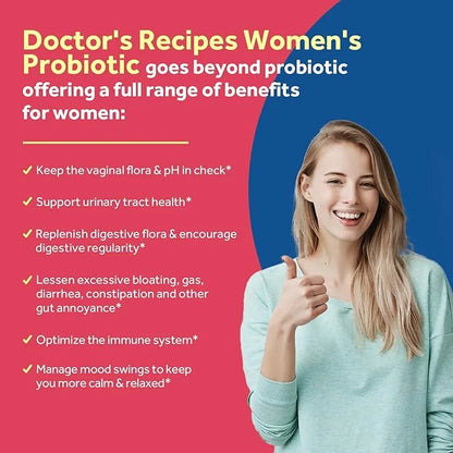 Doctor's Recipes Probiotics for Women, 200B 36 Strains, 30 Caps