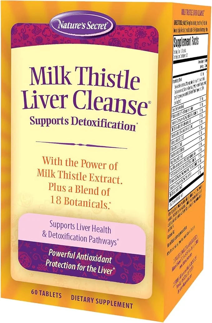 Nature's Secret Milk Thistle Liver Cleanse 60 ct