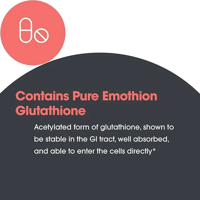 Allergy Research Group Acetyl-Glutathione - S-Acetyl-L-Glutathione, Well Absorbed, Oral Glutathione, Immune Support, 100 m...