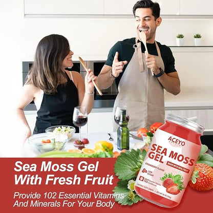 (28 OZ) Sea Moss Gel Organic 102 Vitamins