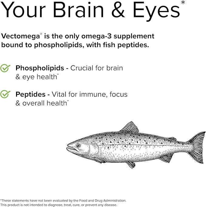 Terry Naturally Vectomega 60 Tablets, 2 - Omega-3 from 120 Servings