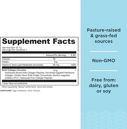 Ancient Nutrition Collagen Powder Protein, Unflavored 40, Hydrolyzed