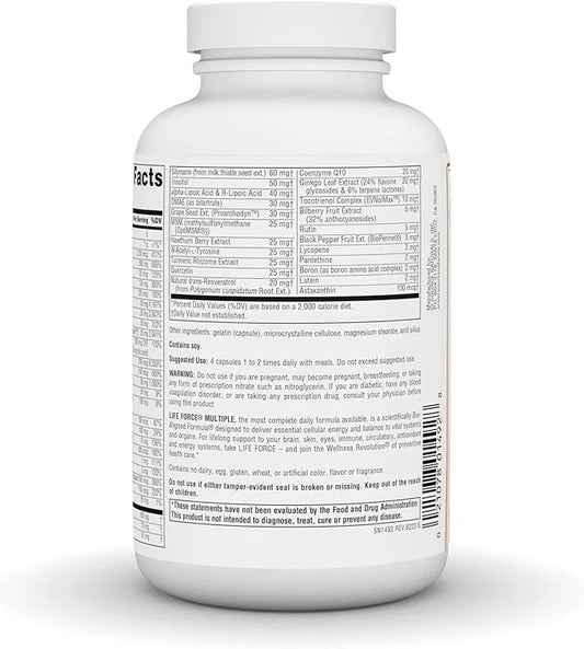 Source Naturals Life Force Multiple, Energy 180 Capsules