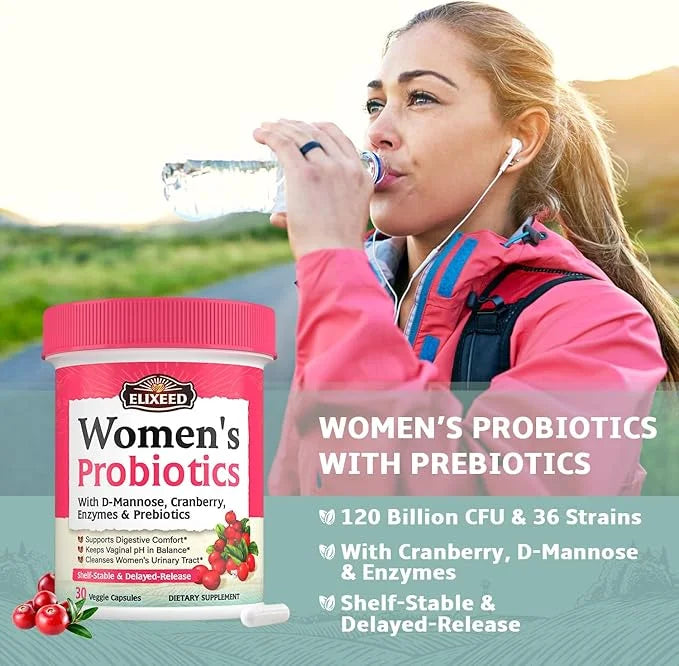 Probiotics for Women, 120 Billion CFU 30 Delayed-Release
