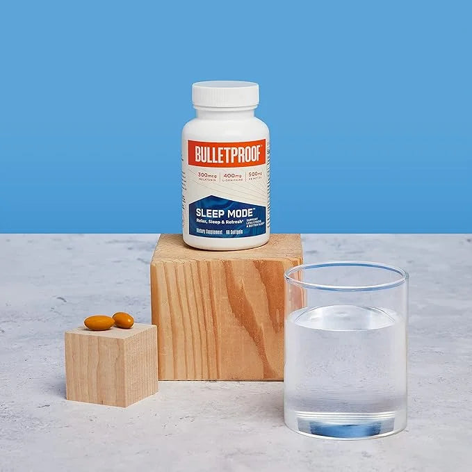 Bulletproof Sleep Mode Softgels, 60 Count, Supplement with Brain Octane C8 MCT Oil to Support Sleep - Product Image