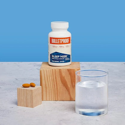 Bulletproof Sleep Mode Softgels, 60 Count, Supplement with Brain Octane C8 MCT Oil to Support Sleep - Product Image