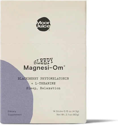 Moon Juice Sleepy Magnesi-Om Melatonin + 0.3mg Melatonin, 14 Sticks