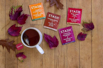 Stash Tea Decaf Pumpkin Spice Black Tea - Decaf, Non-GMO Project Verified Premium Tea with No Artificial Ingredients, 18 C...