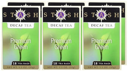 Stash Tea Decaf Premium Green Tea - Decaf, Non-GMO Project Verified Premium Tea with No Artificial Ingredients, 18 Count (...