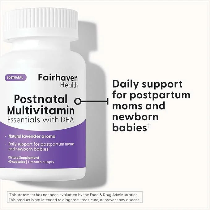 Fairhaven Health Postnatal Multivitamin Essentials 60 Capsules