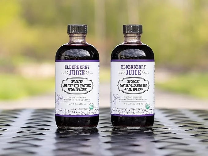 Fat Stone Farm Pure Organic Elderberry 2x 9.3 9.3 fl.