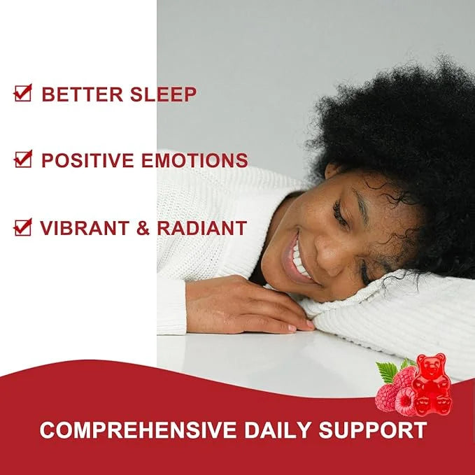 Magnesium Glycinate 400mg, Citrate 200mg, Malate 200mg, Triple B6- Vegan, 120 Raspberry