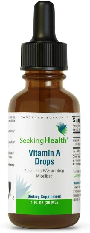 Seeking Health vitamin A Drops 1 fl 1500mcg (600 (600 Servings)