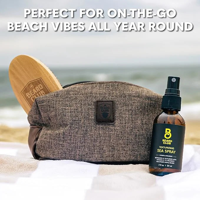 Beard Club Sea Salt Texture Spray for Men & Women - Thickening, Volumizing, Curl-Defining for All Hair Types - Paraben, Su...