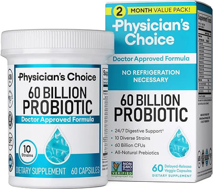 Physician's CHOICE Probiotics 60 Billion CFU 10 Strains 60ct