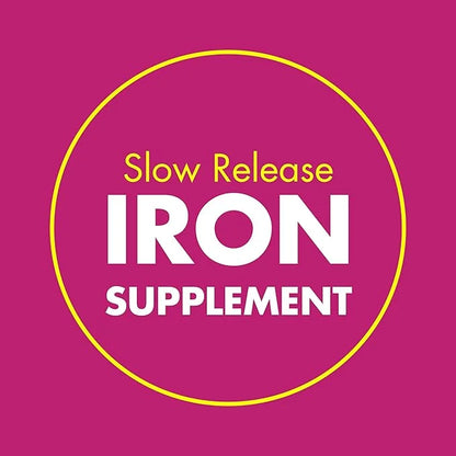 Slow Fe 45mg Iron Supplement for Iron Deficiency, Slow Release, High Potency, Easy to Swallow Tablets - 30 Count - Product...