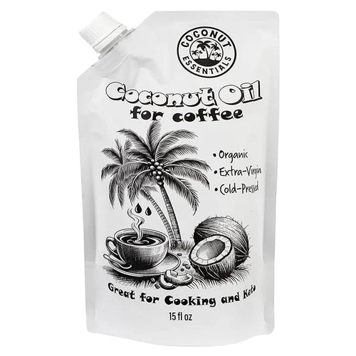Coconut Essentials - Coconut Oil for Coffee, Organic, Cold-pressed Coconut Oil, Fresh and Rich Flavor for Cooking, Keto Fr...