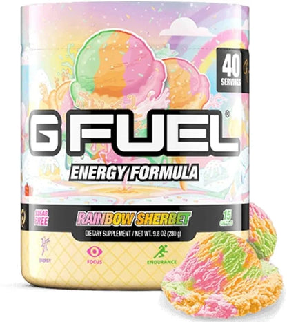 G Fuel Watermelon Energy Powder, Sugar Free, Clean Caffeine Focus Supplement, Water Mix, Focus Amino, Vitamin + Antioxidan...