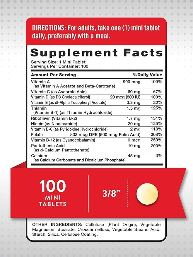 One Daily Multivitamin 100 Mini