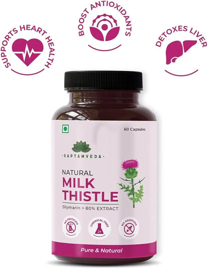 Natural Milk Thistle Extract with 1000mg(60 Capsules 1)