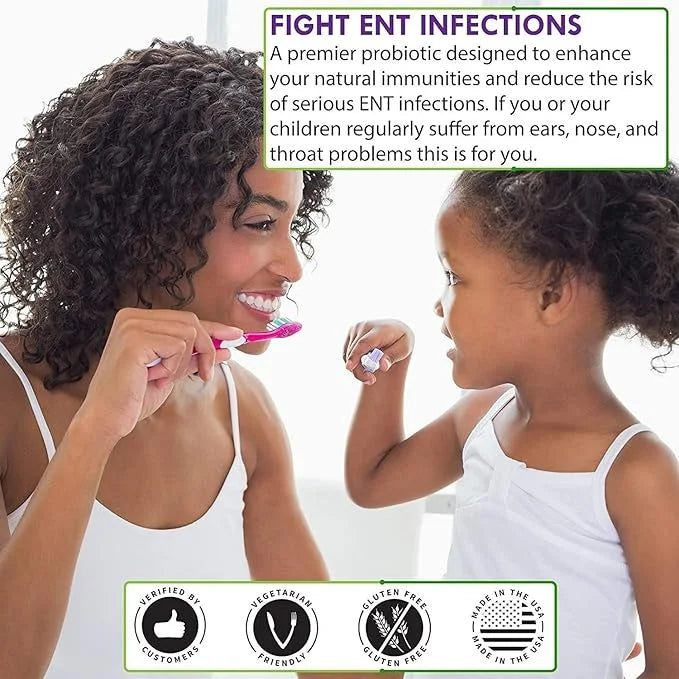Oral Probiotic Supplement with BLIS K12 4 Billion CFU - Now Dairy Free - Doctor Formulated 30 Day Supply Bottle for Bad Br...