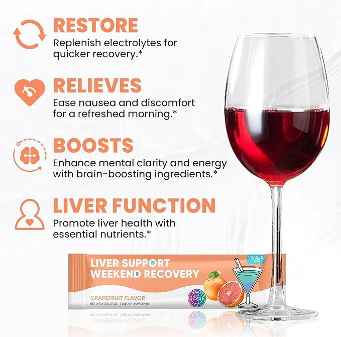 Venture Pal Liver Cleanse Detox & Repair, Liver Support with Milk Thistle + Ginger & Turmeric + L-Theanine + 5 Vitamins & ...