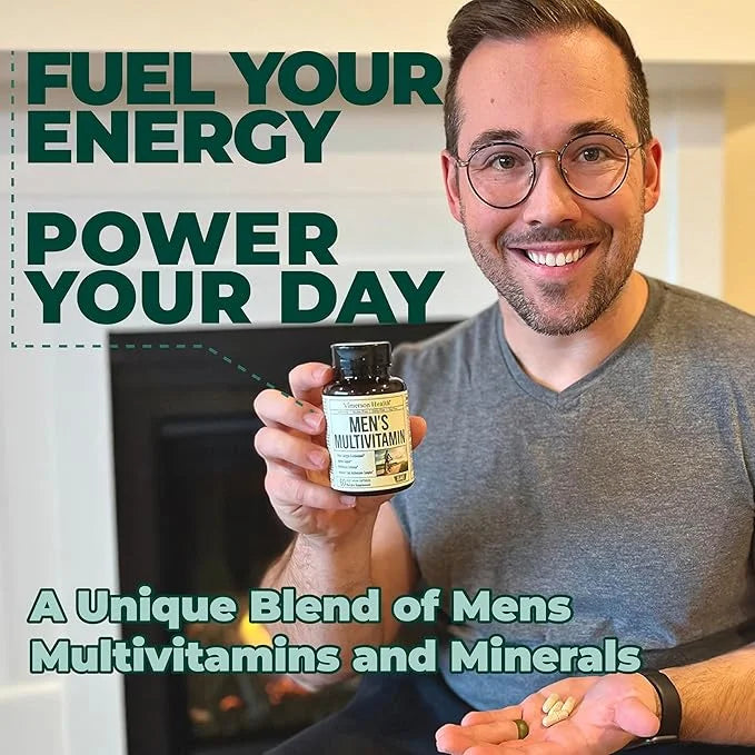 Multivitamin for Men - Daily Mens Multivitamins & Multiminerals with Vitamin A, C, D, E, B12, Zinc & More Essential Vitami...
