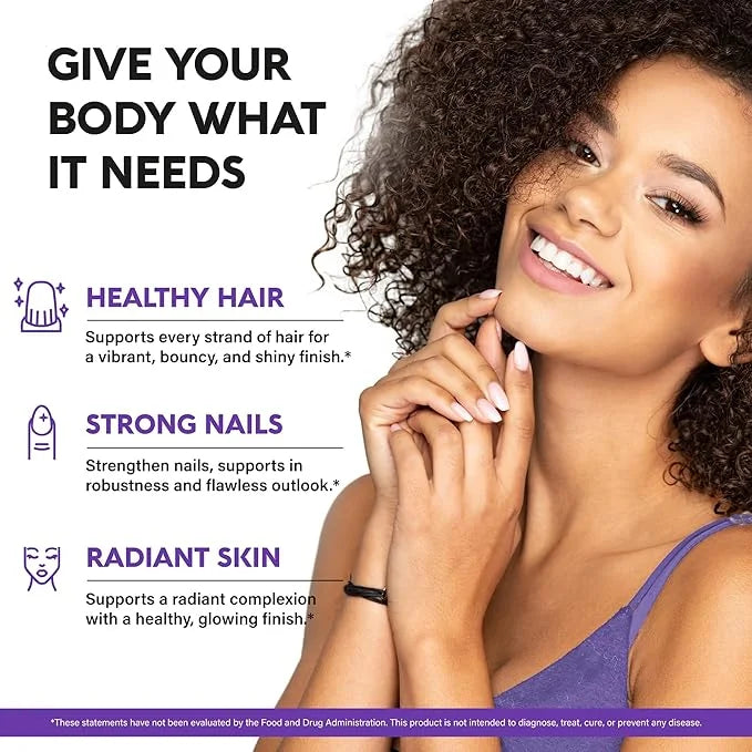 Liquid Biotin & Collagen - Vitamins for Hair Growth Support for Women & Men - Extra Strength 60000 mcg Drops - B7 Suppleme...