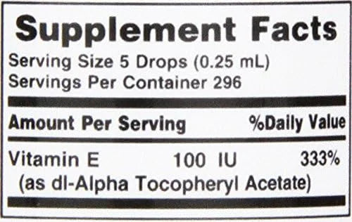 Nature’s Bounty Vitamin E Oil, Supports 30,000IU Vitamin 2.5 fl