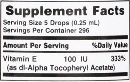 Nature’s Bounty Vitamin E Oil, Supports 30,000IU Vitamin 2.5 fl