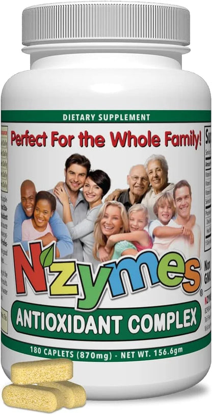 Nzymes® Antioxidant Complex for People. Powerful 180 Count