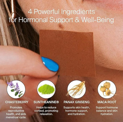 BIOSTRIPS® Hormone Health - Hormone Health for Women - Oral Supplement Strips - 4-in-1 Hormone Harmony - Supports Energy, ...
