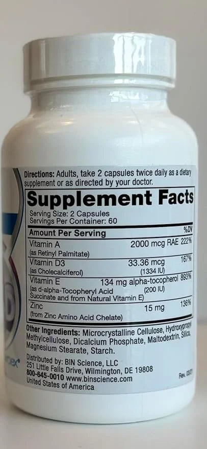 Roex Vitamin A and D Plus 120 Count