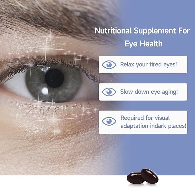 Eye Vitamin Lutein Astaxanthin Capsule–Eye Vitamins 6mg Lutein 20mg Zinc 8.5mg Selenium 40ug and B1, B2, B2, E