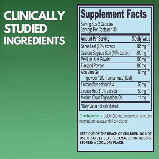 Professional Detox Cleanse for Weight Management 15 Day 30 Caps