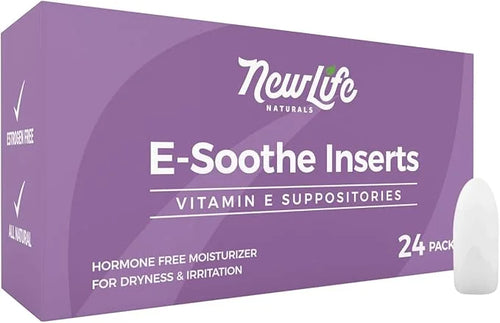 NewLife Naturals Vitamin E Suppositories 38IU 24 Inserts