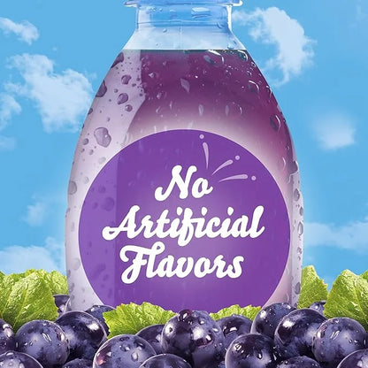 Crystal Light Grape Naturally Flavored Powdered Drink Mix with Caffeine, 120 ct Pack, 4 Boxes of 30 On-the-Go Packets - Pr...